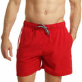 Red-White - Front - RIPT Essentials Mens Swim Shorts