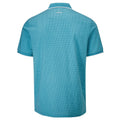 Teal Hue-White - Back - Farah Mens Ferris Polo Shirt