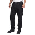 Black - Side - Lee Cooper Mens Denim Stretch Jeans