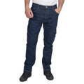 Light Blue - Front - Lee Cooper Mens Denim Stretch Jeans