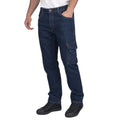 Light Blue - Side - Lee Cooper Mens Denim Stretch Jeans