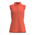 Coral - Front - Forelson Womens-Ladies Stow Sleeveless Polo Shirt