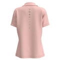 Pink - Back - Forelson Womens-Ladies Blockley Zip Neck Polo Shirt