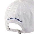 White - Lifestyle - Island Green Mens Logo Curved Peak Golf Hat