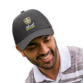 Black - Lifestyle - Island Green Mens Logo Curved Peak Golf Hat