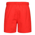 Red - Back - RIPT Essentials Boys Plain Swim Shorts