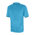 Turquoise - Back - Under Par Mens Waffle Knit Polo Shirt