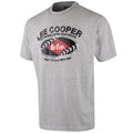 Grey Marl - Front - Lee Cooper Mens Graphic Print T-Shirt