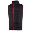 Black - Front - Lee Cooper Mens Padded Windproof Gilet