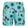 Green - Back - RIPT Essentials Boys Palm Tree Swim Shorts