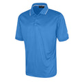 Sky Azure - Front - Island Green Mens Performance Polo Shirt