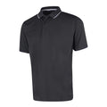 Charcoal - Front - Island Green Mens Performance Polo Shirt