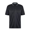 Black - Front - Island Green Mens Performance Polo Shirt