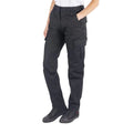 Black - Side - Lee Cooper Womens-Ladies Classic Cargo Trousers