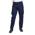 Navy - Front - Lee Cooper Womens-Ladies Classic Cargo Trousers