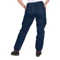 Navy - Back - Lee Cooper Womens-Ladies Classic Cargo Trousers