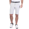 Light Grey - Side - Island Green Mens Stretch Gripped Golf Shorts