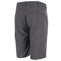 Charcoal - Back - Island Green Mens Stretch Gripped Golf Shorts