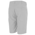 Light Grey - Back - Island Green Mens Stretch Gripped Golf Shorts