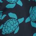 Navy-Turquoise Blue - Lifestyle - RIPT Essentials Boys Turtle Swim Shorts