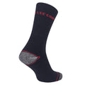 Black-Red - Back - Lee Cooper Mens Logo Socks (Pack of 5)