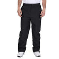 Black - Front - Island Green Mens Golf Waterproof Trousers