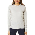 Light Grey - Front - Light And Shade Womens-Ladies Soft Touch Crew Neck Jumper