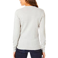 Light Grey - Back - Light And Shade Womens-Ladies Soft Touch Crew Neck Jumper