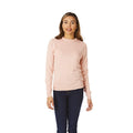 Soft Pink - Side - Light And Shade Womens-Ladies Soft Touch Crew Neck Jumper