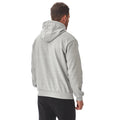 Light Grey - Back - Iron Mountain Mens Hooded Fleece Jacket