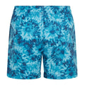 Blue - Back - RIPT Essentials Boys Tie Dye Swim Shorts