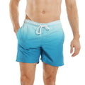 Blue - Lifestyle - RIPT Essentials Mens Dip Dye Swim Shorts