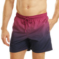 Pink - Front - RIPT Essentials Mens Dip Dye Swim Shorts