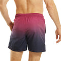 Pink - Back - RIPT Essentials Mens Dip Dye Swim Shorts