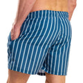 Navy - Back - RIPT Essentials Mens Stripe Swim Shorts