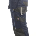 Navy Blue - Lifestyle - Lee Cooper Mens Stretch Knee Pad Cargo Trousers