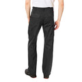 Black - Back - Lee Cooper Mens Plain Cargo Trousers