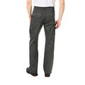 Grey - Back - Lee Cooper Mens Plain Cargo Trousers