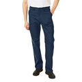 Navy - Front - Lee Cooper Mens Plain Cargo Trousers