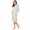 Grey - Lifestyle - Womens-Ladies Star Print Dressing Gown