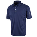 Ink - Front - Island Green Mens Topstitched Golf Polo Shirt