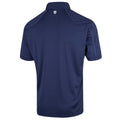 Ink - Back - Island Green Mens Topstitched Golf Polo Shirt