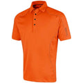 Burnt Orange - Front - Island Green Mens Topstitched Golf Polo Shirt