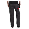 Grey-Black - Back - Lee Cooper Mens Holster Pocket Work Cargo Trousers