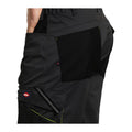 Black-Grey - Lifestyle - Lee Cooper Mens Stretch Reflective Multi Pocket Cargo Shorts