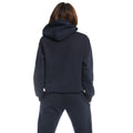 Navy Blue - Back - Light And Shade Womens-Ladies Hoodie