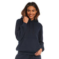 Navy Blue - Side - Light And Shade Womens-Ladies Hoodie