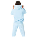 Aqua Blue - Back - Light And Shade Womens-Ladies Hoodie