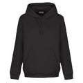 Black - Front - Light And Shade Womens-Ladies Hoodie