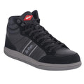 Black-Grey - Front - Lee Cooper Unisex Adult Suede Safety Boots